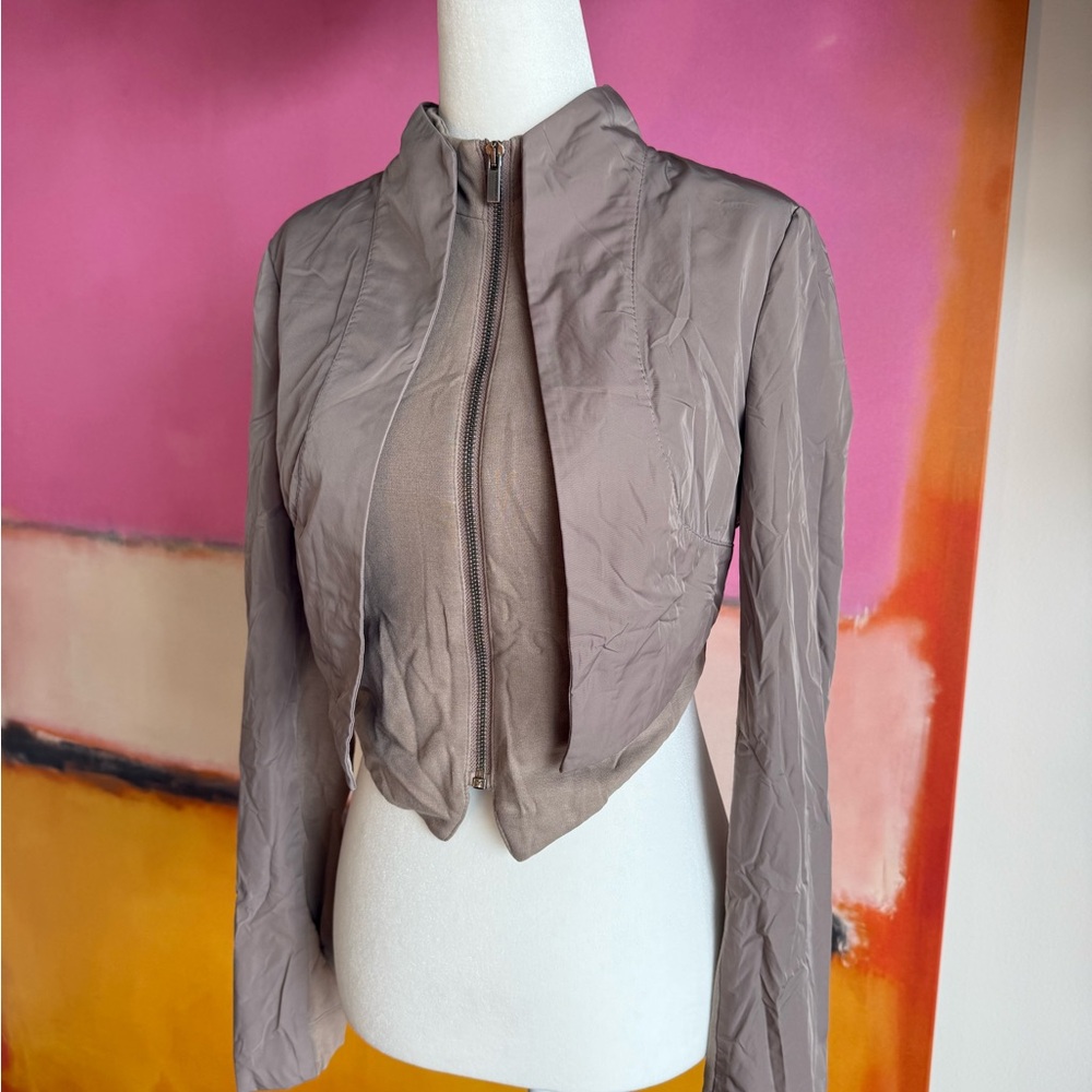 BSBG Maxazria cropped jacket bomber xs